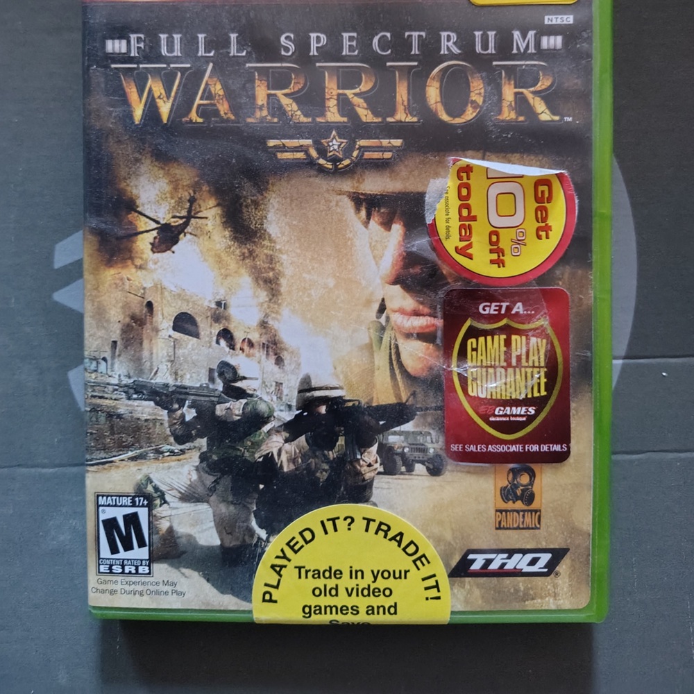 Full Spectrum Warrior Video Game